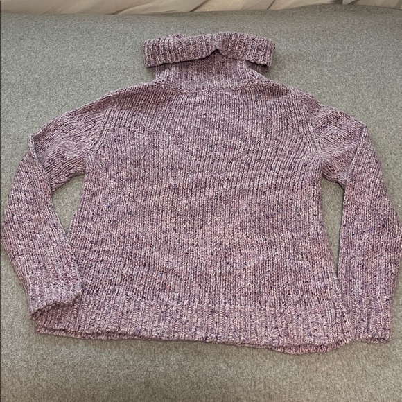 Talbots Cowl Turtleneck Sweater Womens Wool Silk Mohair Ribbed Preppy Academia - Picture 7 of 9